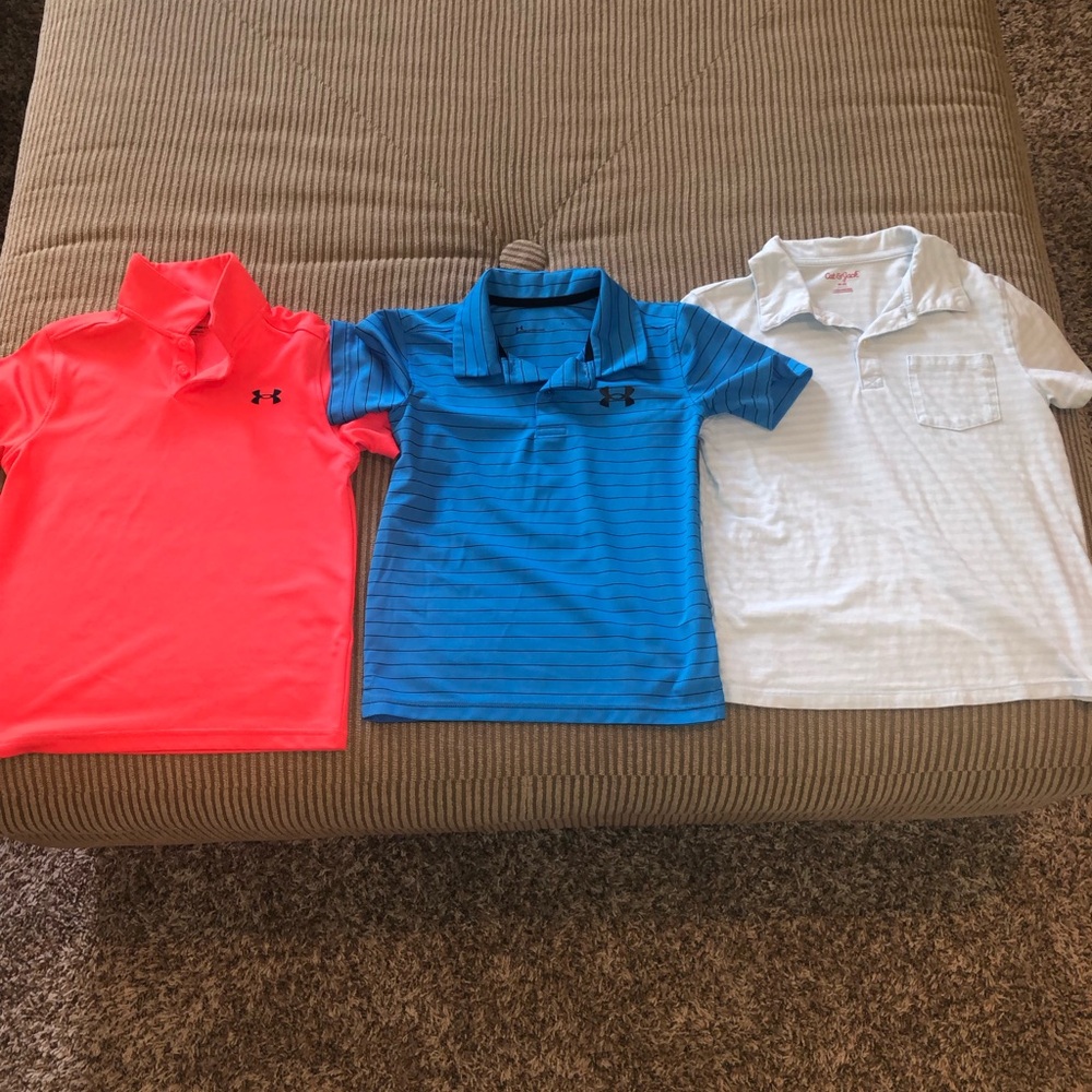Youth boys 7/8 polo shirt bundle